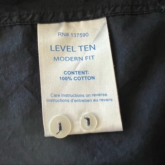 Level Ten Button Front Shirt ~ Size: Large - Picture 4 of 4